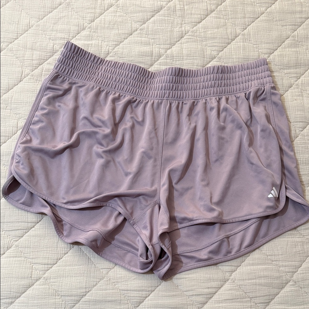 Adidas Women's Lavender Athletic Shorts